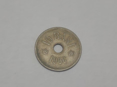 Moneda 10 bani 1906 Romania foto