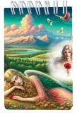 Cumpara ieftin Carnet cu spira 7 x 10.5 cm, 50 foi veline, Vis romantic
