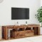 vidaXL Dulap TV cu lumini LED lemn vechi 140x36,5x40 cm lemn prelucrat 856303