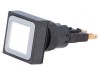 Comutator Apăsare 16mm Alb 2 Poziții Bec