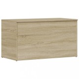 Cumpara ieftin Cufar de depozitare, stejar sonoma, 84x42x46 cm, lemn compozit