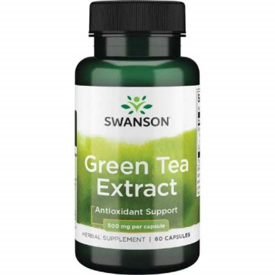 Green Tea Extract Ceai Verde 500 miligrame 60 capsule Swanson foto