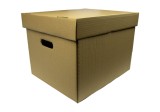 Set 20 buc Cutii arhivare carton cu capac 330 x 296 x 236 kraft