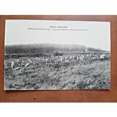 Carte postala, Guerre 1914-1918, Montauville, Cimetiere Militaire du Petang et Bois le Pretre, 1920