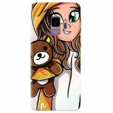 Husa silicon pentru Samsung S9, Girl With Little Bear