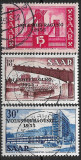 Saar 1955 - Referendum,3v.serie completa,stampilat(z)