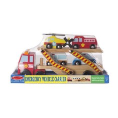 Transportor cu vehicule de urgenta Melissa and Doug