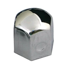 Ornamente prezoane metal cromat 20buc - Hex 17mm - Crom Garage AutoRide foto