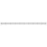 Cumpara ieftin Gard plasa de sarma cu bordura, verde, 1,1x25 m