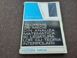 TEOREME DE MEDIE DIN ANALIZA MATEMATICA SI LEGATURA LOR CU TEORIA INTERPOLARII