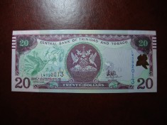 TRINIDAD TOBAGO 20 DOLARI 2006 UNC