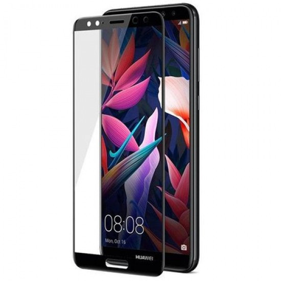 Folie de protectie sticla 6D compatibila cu Huawei Mate 10 lite, Neagra