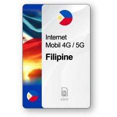 eSIM Internet Filipine, valabil 7 zile, trafic 1 GB, Standard