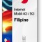 eSIM Internet Filipine, valabil 15 zile, trafic Nelimitat