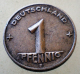 1.976 GERMANIA RDG DDR 1 PFENNIG 1950 E MULDENH&Uuml;TTEN, Europa, Aluminiu