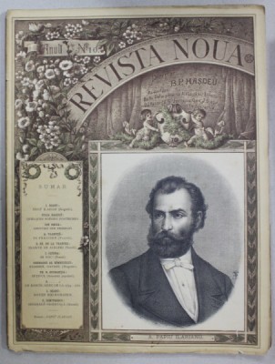 REVISTA NOUA , DIRECTOR B.P. HASDEU , ANUL I , NR. 10 , 15 OCTOMBRIE , 1888 foto