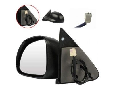 Oglinda exterioara Dodge Dakota, 01.1997-12.2000, Dodge Durango, 01.1997-01.2000 , partea Stanga, culoare sticla crom, sticla convexa, cu incalzire, foto
