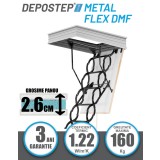 Scara pod DEPOSTEP METAL FLEX DMF metalica tip pantograf