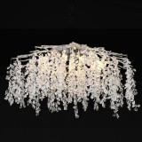 Candelabru din cristal CC8080/D800CH, 9x E14, diametru 49 cm, finisaj crom