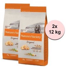 Nature&amp;amp;#039;s Variety Dog Original Medium Chicken 2 x 12 kg foto