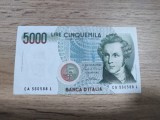 ITALIA 5000 LIRE EXCELENTA