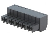 Regletă de conexiuni deconectabilă 3,5mm 9 piste dreaptă mufă