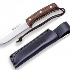 Cutit Joker Nomad lama otel inox, maner micarta, teaca piele OutsideGear Venture