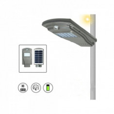 Lampa stradala, Proiector LED 20W cu panou solar si senzor de miscare foto