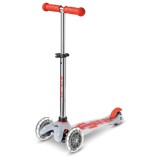 Trotinetă MICRO Mini DeLuxe Flux LED red