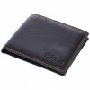 Portofel Barbati Piele Naturala Nano Belt Negru Slim 11x9 cm - Compartimente Card, Monede, Bancnote - Elegant si Practic