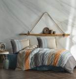 Cumpara ieftin Lenjerie de pat din bumbac 100%, Clasy, pentru pat dublu, model Duko