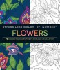 Stress Less Color-By-Number Flowers: 75 Coloring Pages for Peace and Relaxation