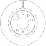 TRW DF6785 Disc frana