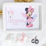 Cumpara ieftin Tavita Turta, Buretata din Catifea cu 6 Piese - Minnie Mouse Alb - TPT78