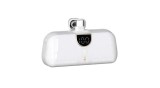 Dudao K20SC 5000 mAh mini powerbank &icirc;n formă de pungă 2x USB-C - alb