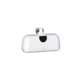 Dudao K20SC 5000 mAh mini powerbank &icirc;n formă de pungă 2x USB-C - alb