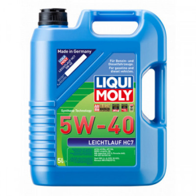 Ulei de motor Liqui Moly Leichtlauf HC7 5W-40 5 litri foto