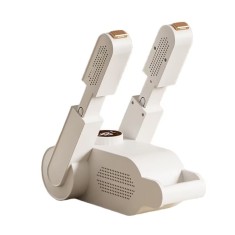 Uscator pentru incaltaminte, SMART, electric, pliabil si telescopic, din ABS, alb