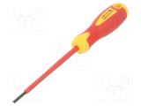 Şurubelniţă izolată plată SL 3 100mm 1kVAC H&Ouml;GERT TECHNIK