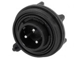 Conector Circular 3 PIN Soclu Tată Buccaneer Standard IP68