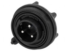 Conector Circular 3 PIN Soclu Tată Buccaneer Standard IP68