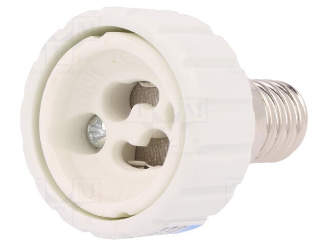 Reducție Dulie Albă pentru Bec &Oslash;34mm L54mm