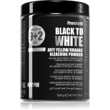 Kaypro Black To White Anti Yellow/Orange Bleaching Powder pudra decoloranta pentru păr pentru uz profesonial 500 g