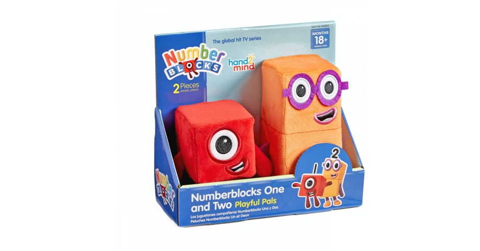 Set mascote din plus Numberblocks - Unu & Doi PlayLearn Toys | arhiva ...