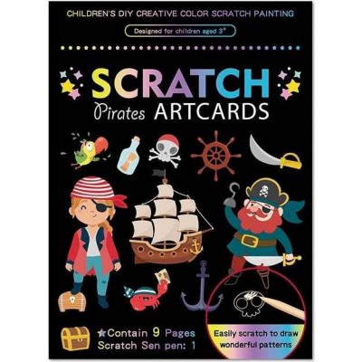 Set 9 planse razuibile Scratch ArtCards Bambinice BN047 foto