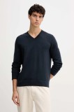 Marc O&#039;Polo pulover de l&acirc;nă culoarea bleumarin, light, 529506360110