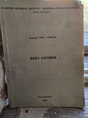 Index Locorum - Sidonia Puiu Farcas foto