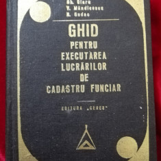 Ghid pentru executarea lucrarilor de cadastru funciar Gh Olaru 1971