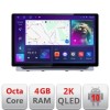 Navigatie Honda CR-V 2023- Qled 2K Octa Core 4+64 LTE 4G DSP Wifi 5Ghz android auto carplay radio gps internet kit-crv2023+EDT-E413-2K+kit-10-9 CarSto