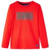 Tricou pentru copii cu m&acirc;neci lungi, roșu, 116, vidaXL